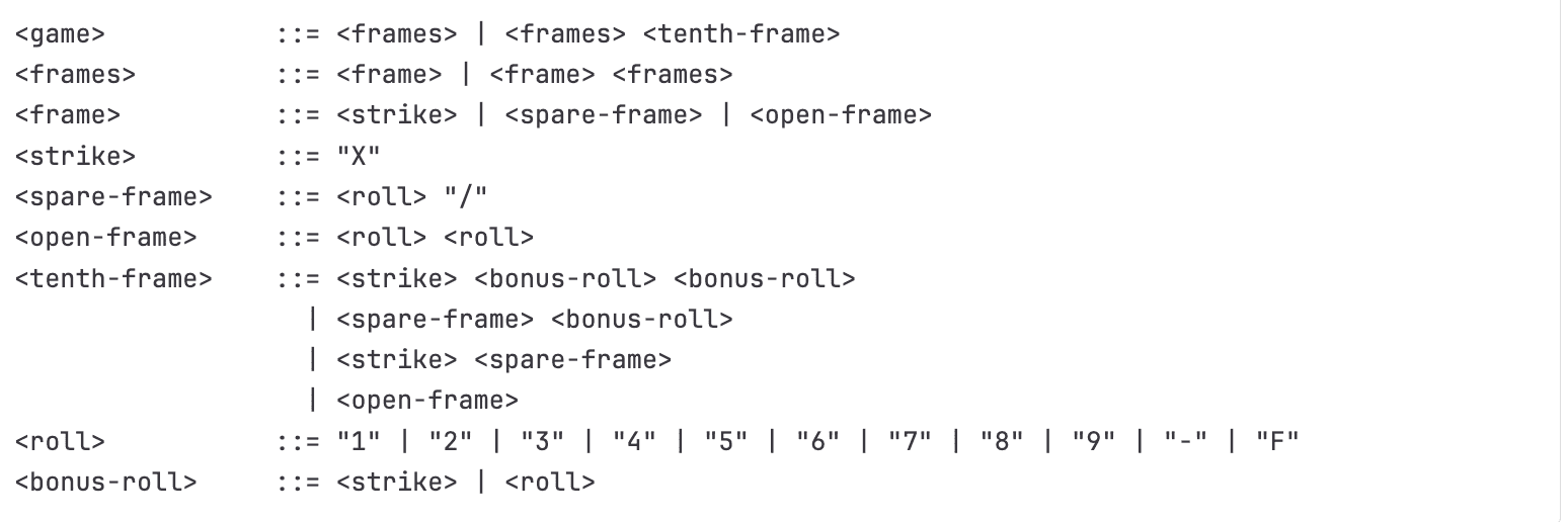 Ten-Pin Bowling Score Parser screenshot